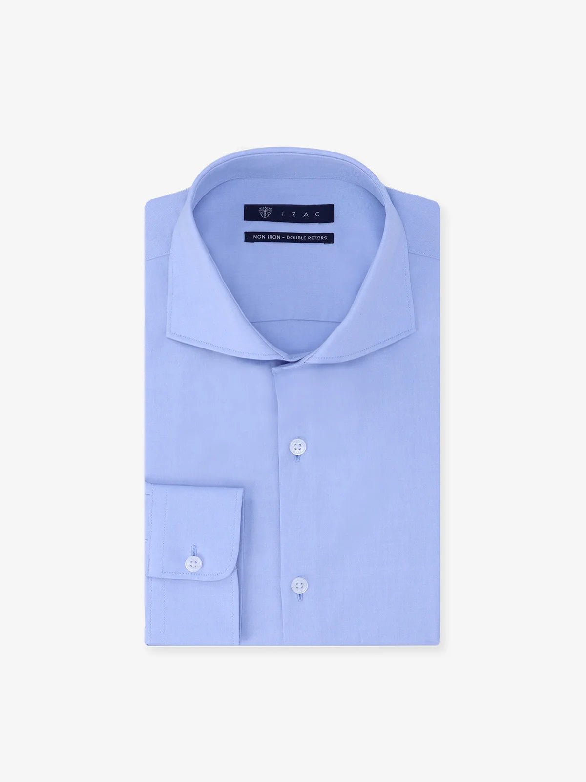 Chemise ville non iron bleu - IZAC