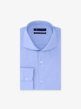Chemise ville non iron bleu - IZAC