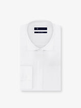 Chemise ville satin de coton ecru - IZAC