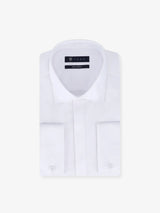Chemise ville col italien blanche - IZAC