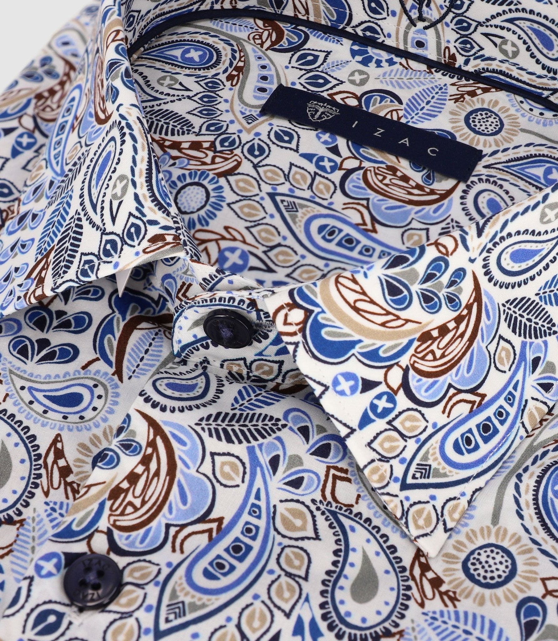 Chemise ajustée bleue - IZAC