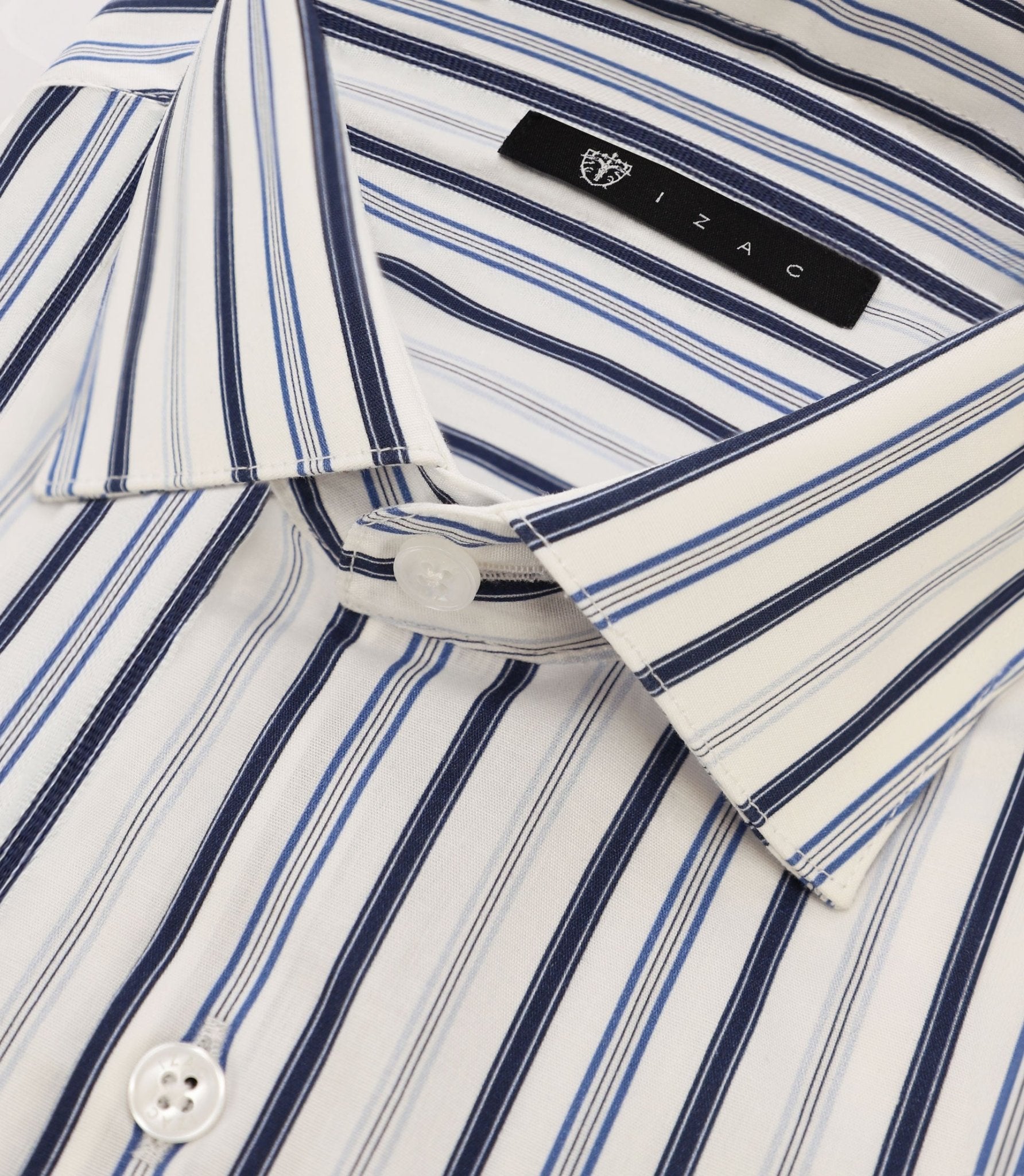 Chemise à rayures bleue - IZAC