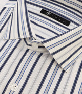 Chemise à rayures bleue - IZAC