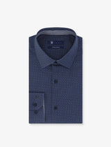 Chemise ville imprimée noire - IZAC