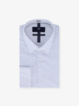 Chemise ville imprimée blanche - IZAC