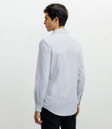 Chemise ville imprimée bleue - IZAC