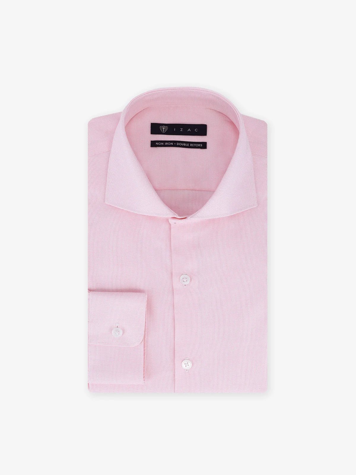 Chemise ville non iron rose - IZAC