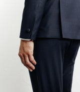 Costume col châle marine - IZAC