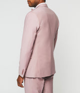 Costume 2 boutons laine rose "Favori" - IZAC