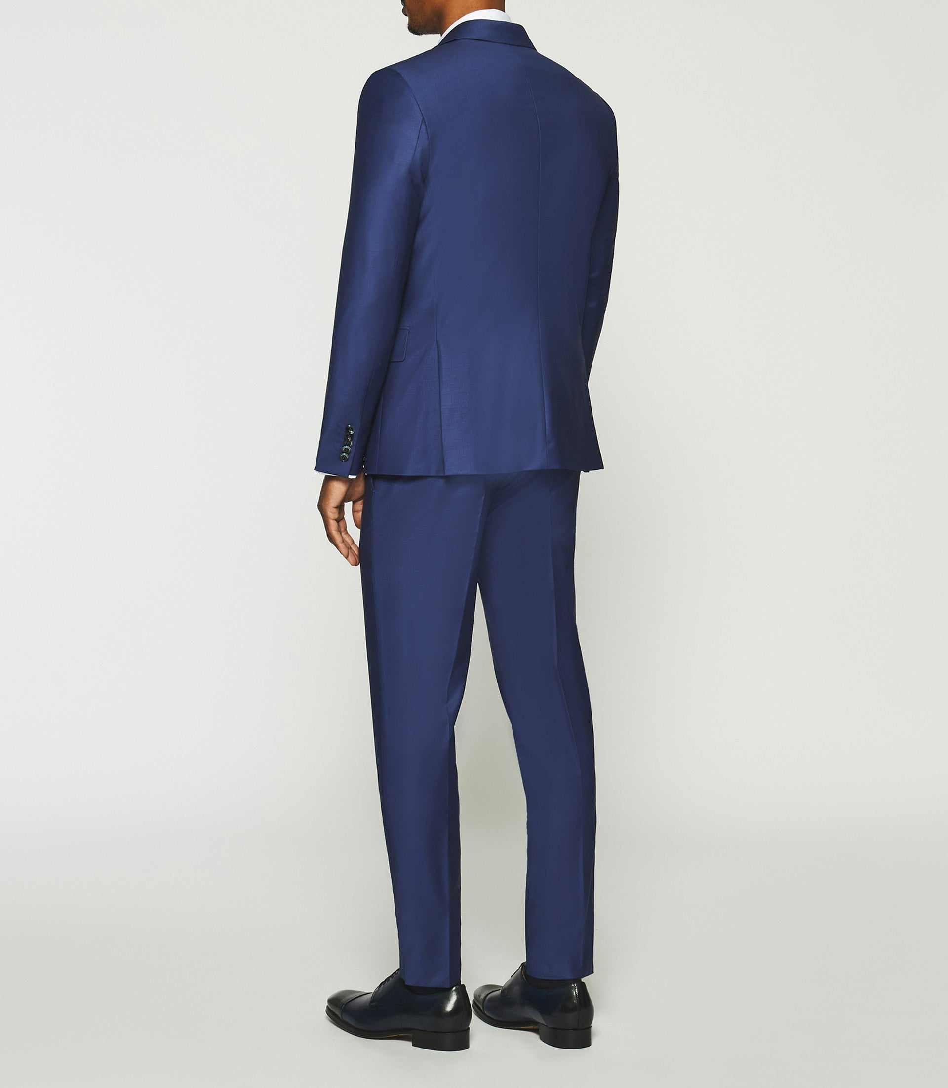 Costume 2 boutons laine BLEU - IZAC