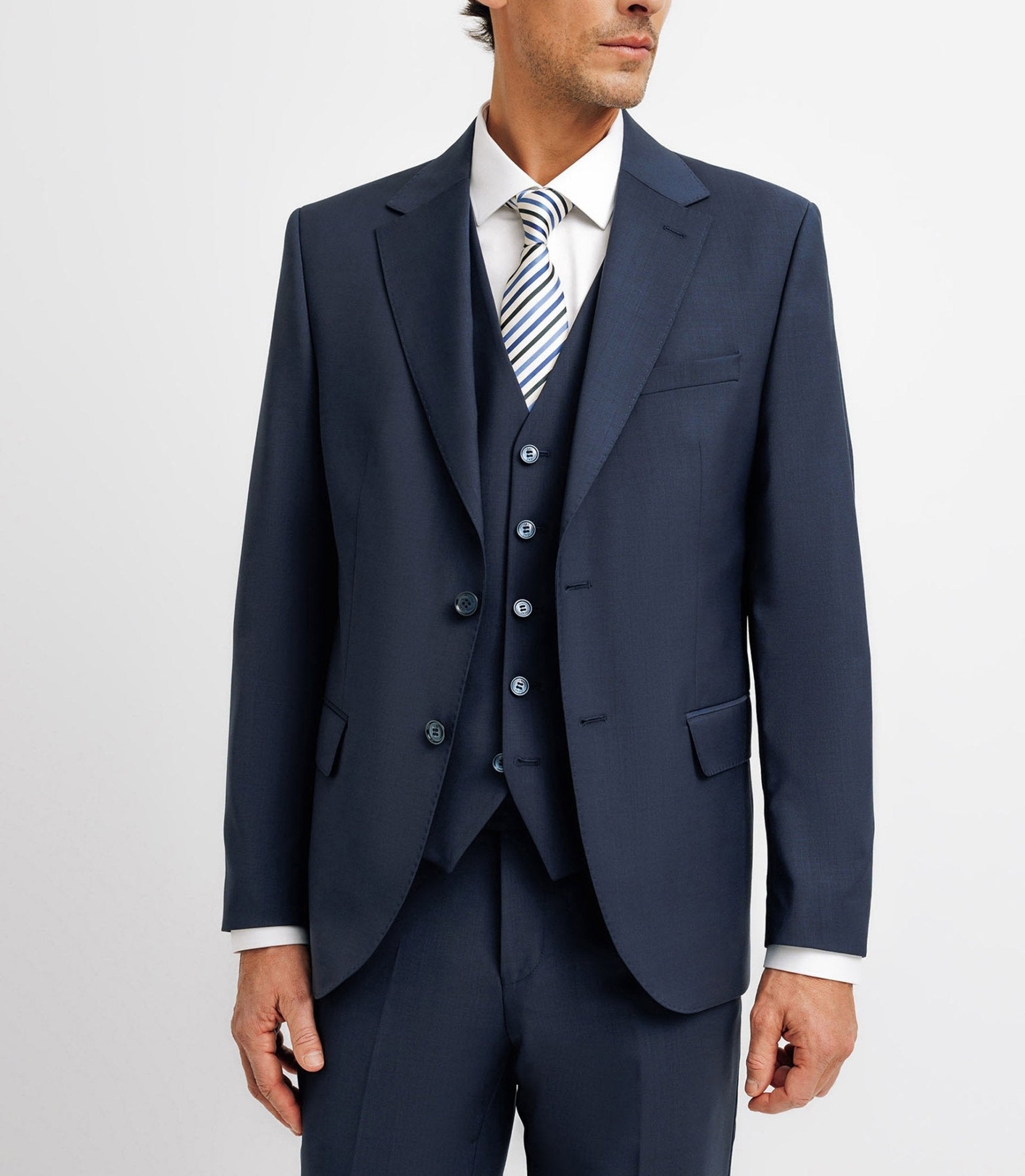 Costume 100% laine bleu marine - IZAC