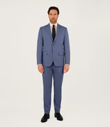 Costume 2 boutons bleu ciel - IZAC