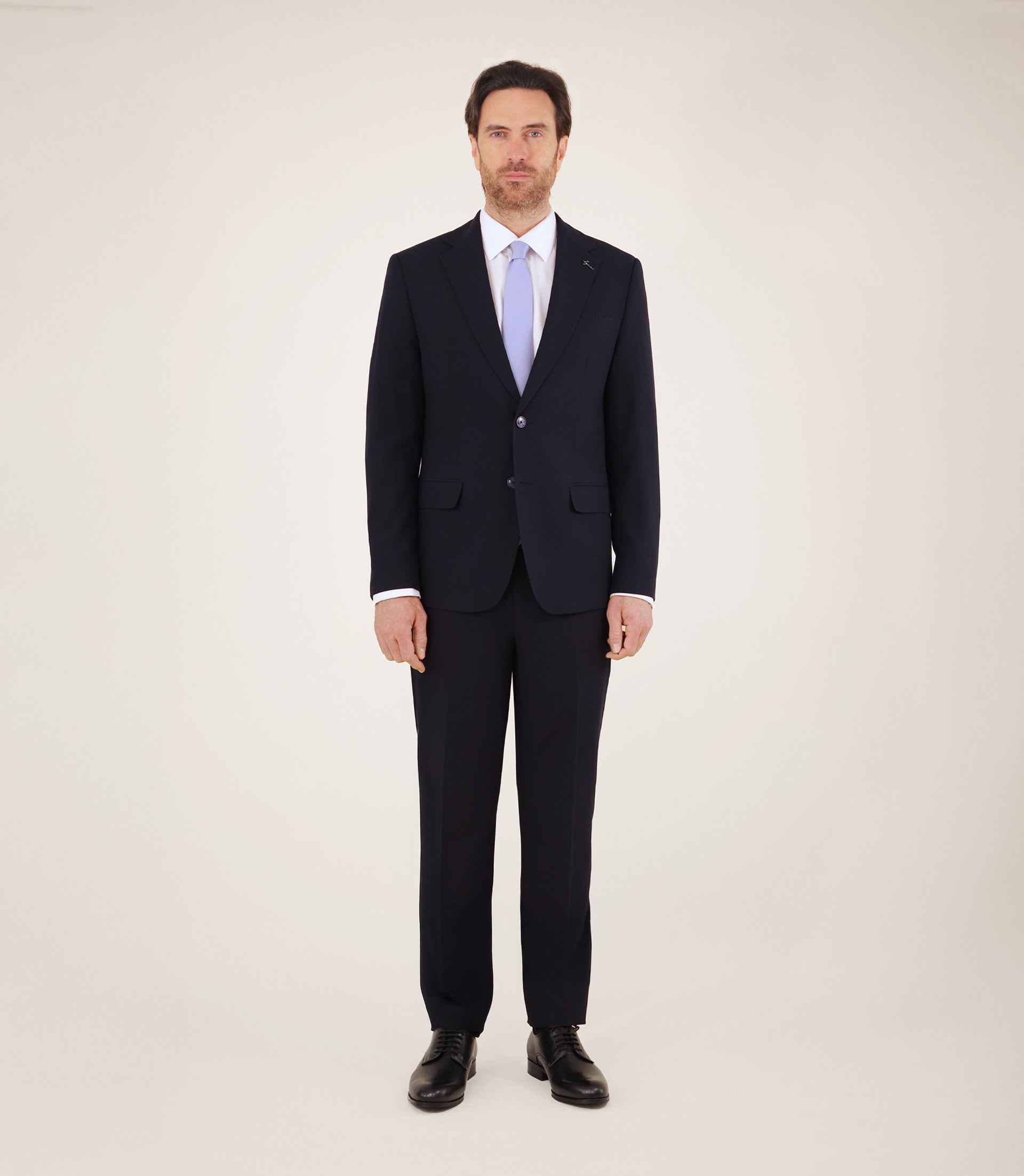Costume 2 boutons laine bleu marine - IZAC