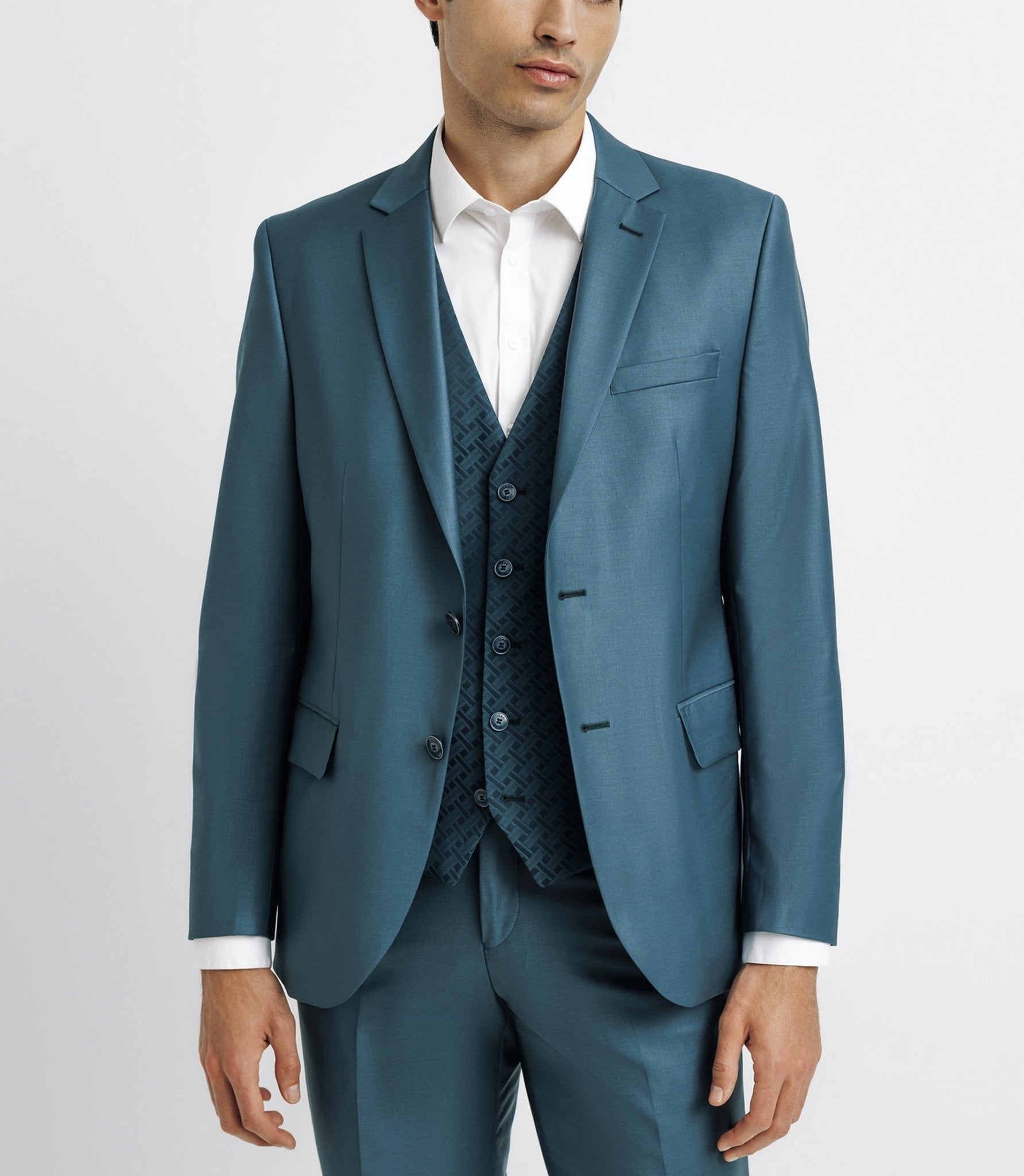 Costume de cérémonie 3 pièces bleu - IZAC