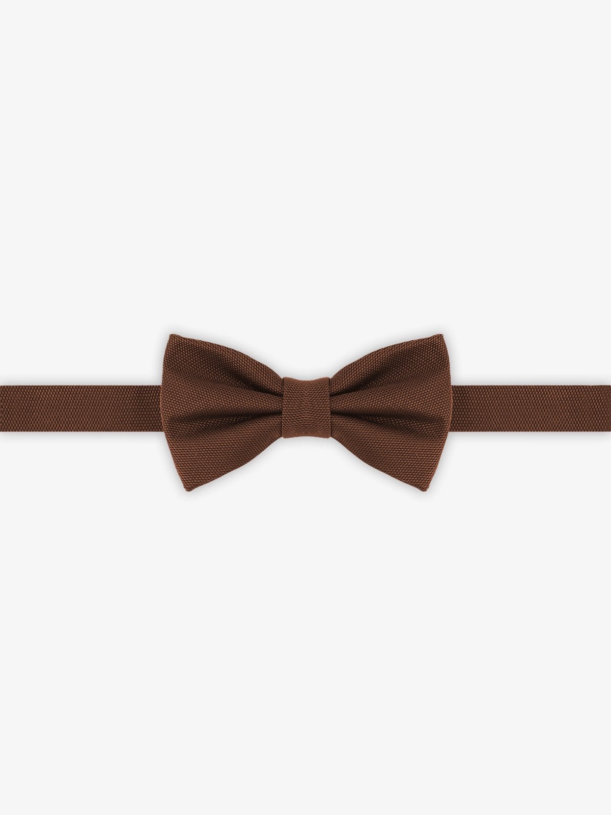 Noeud papillon uni marron - IZAC