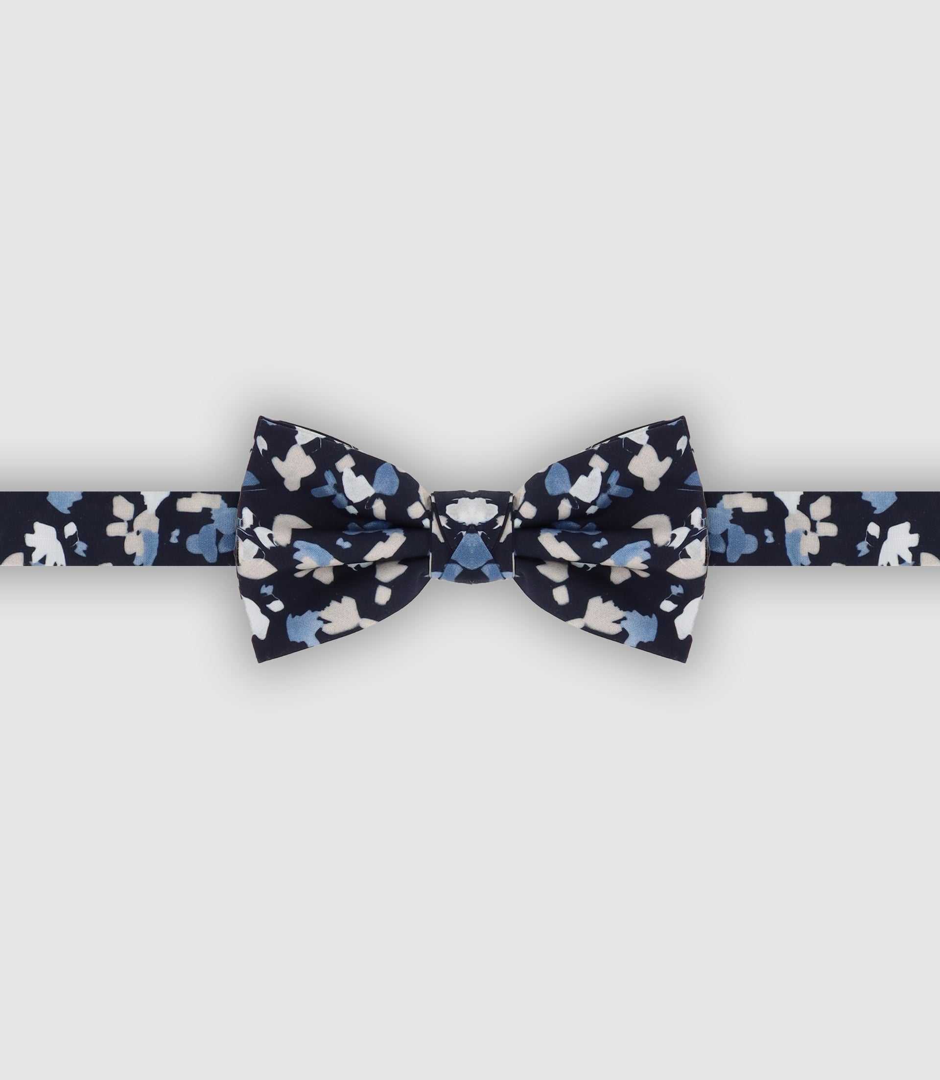 Nœud papillon à fleurs marine - IZAC