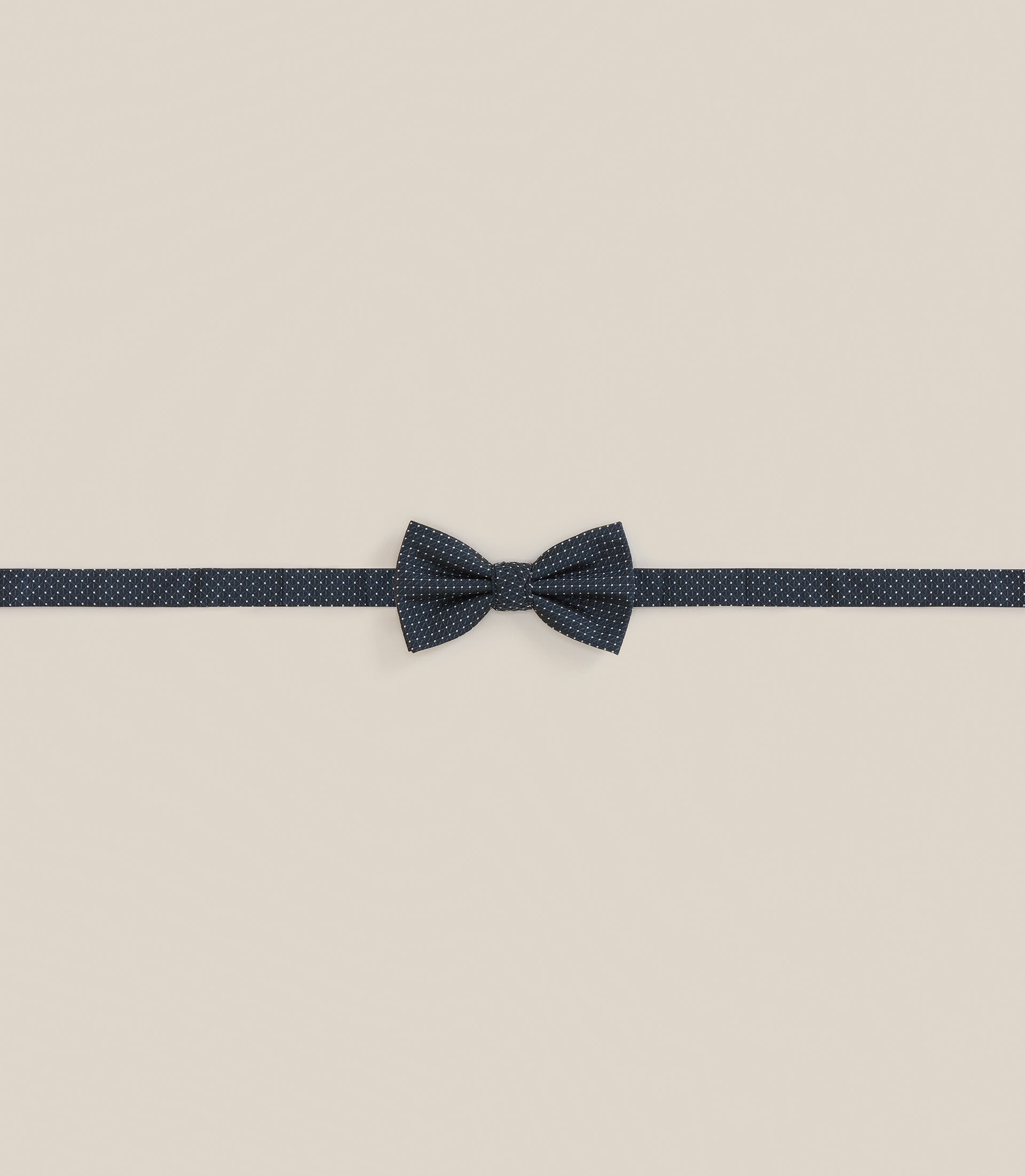 Noeud papillon avec micro motifs vert - IZAC