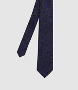 Cravate paisley 7 cm marine MASSIMOB - IZAC