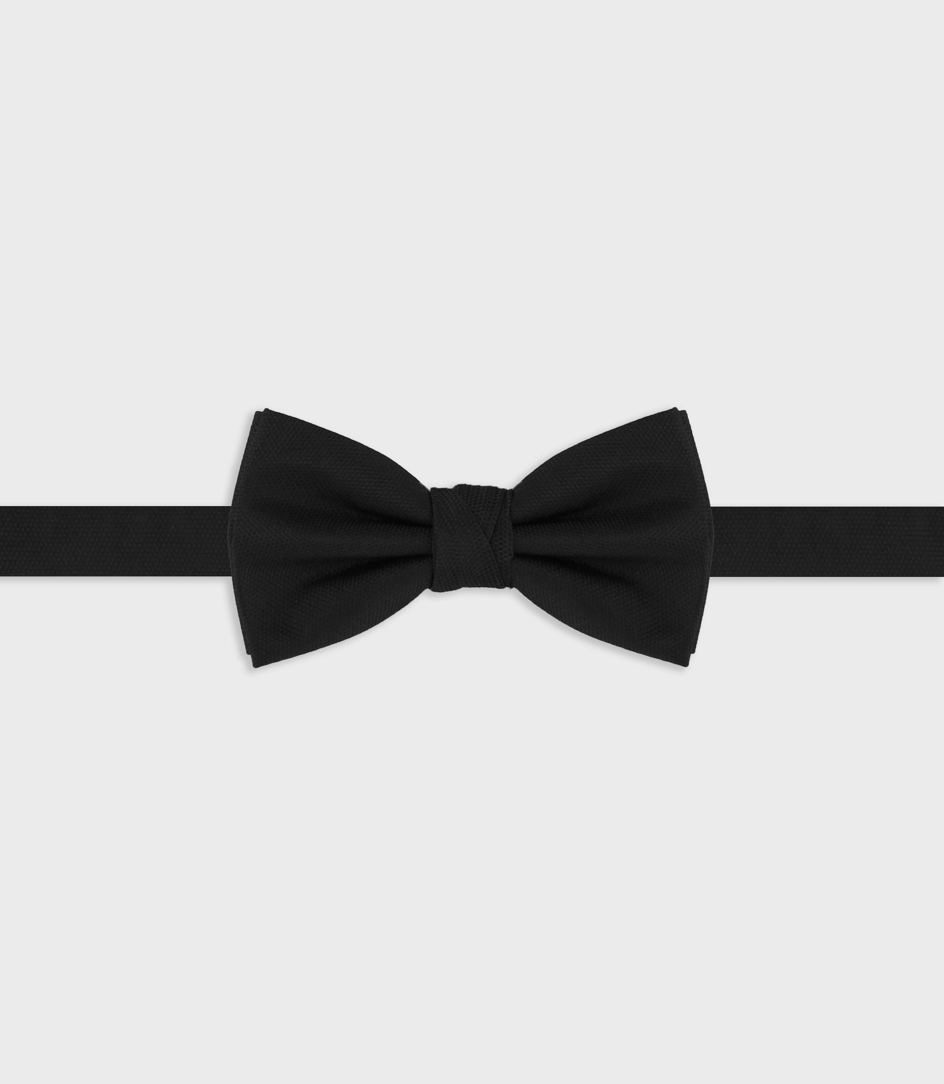 Nœud papillon uni noir - IZAC