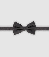 Nœud papillon en tissu uni noir - IZAC