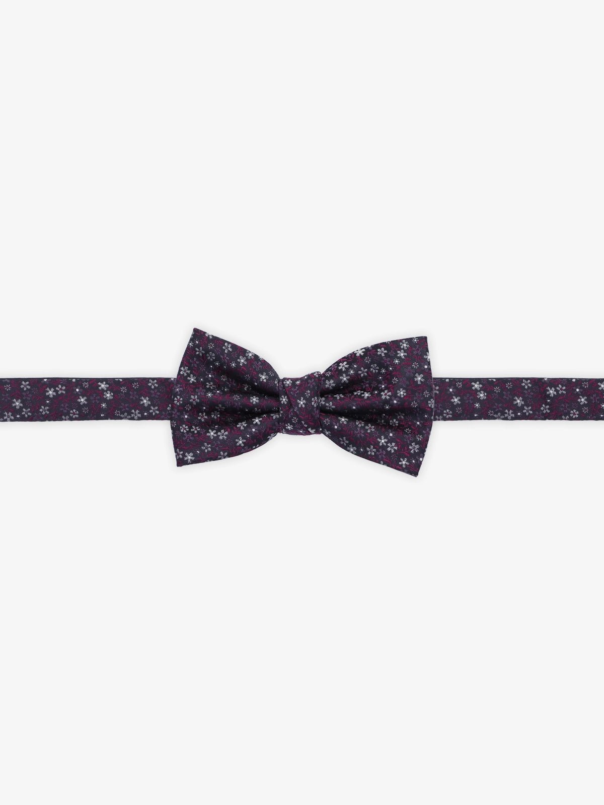 Nœud papillon fantaisie bordeaux - IZAC