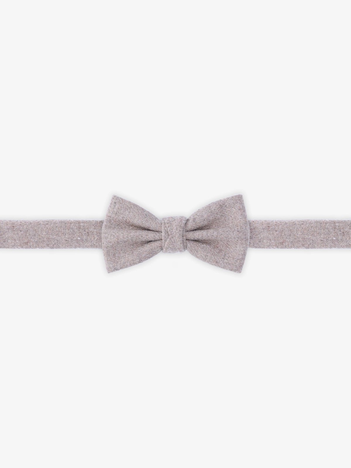 Nœud papillon uni beige - IZAC