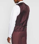 Gilet de costume framboise "Jfavori 2" - IZAC