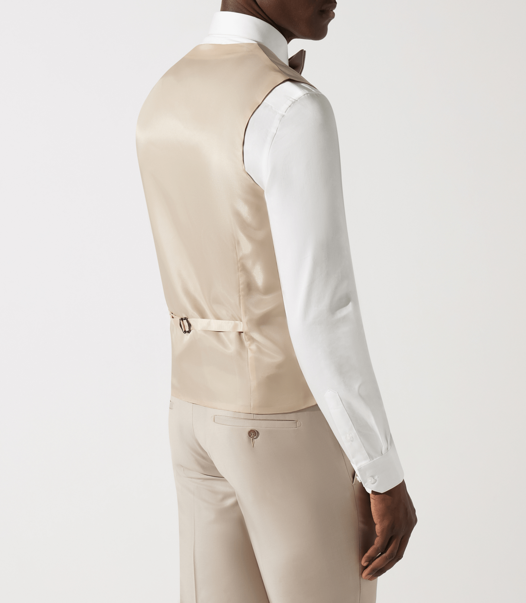 Gilet de costume beige - IZAC