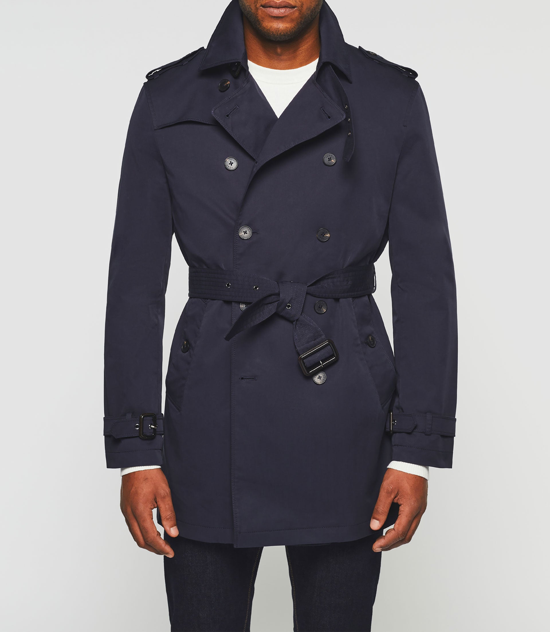 Trench croisé marine "Hamilton" - IZAC
