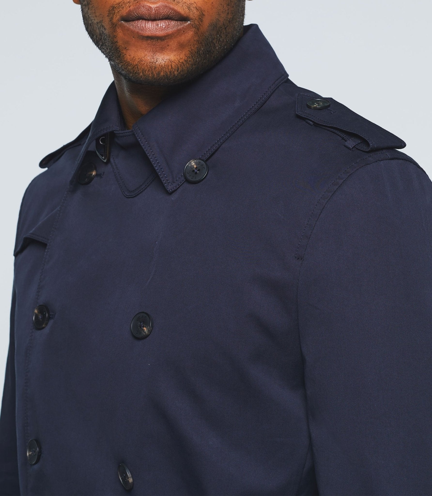 Trench croisé marine "Hamilton" - IZAC