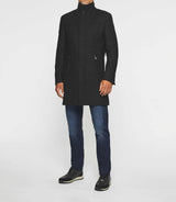 Manteau ville droit noir IONI - IZAC