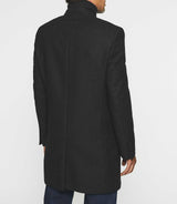 Manteau ville droit noir IONI - IZAC