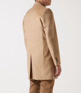 Manteau en laine cachemire camel INDALECIO