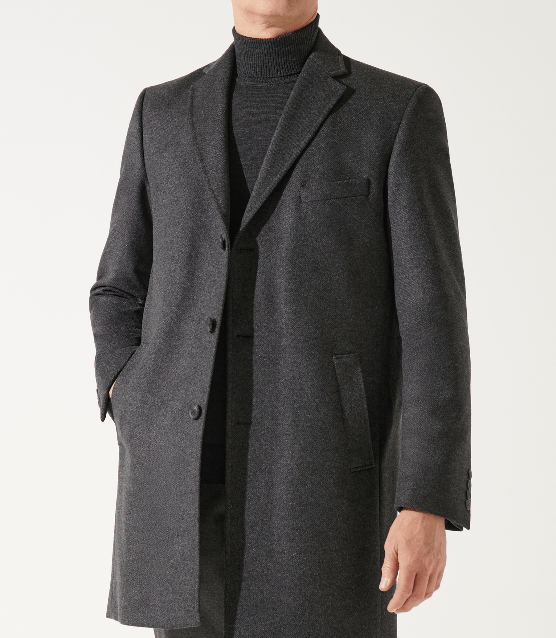 Manteau ville parementure gris - IZAC