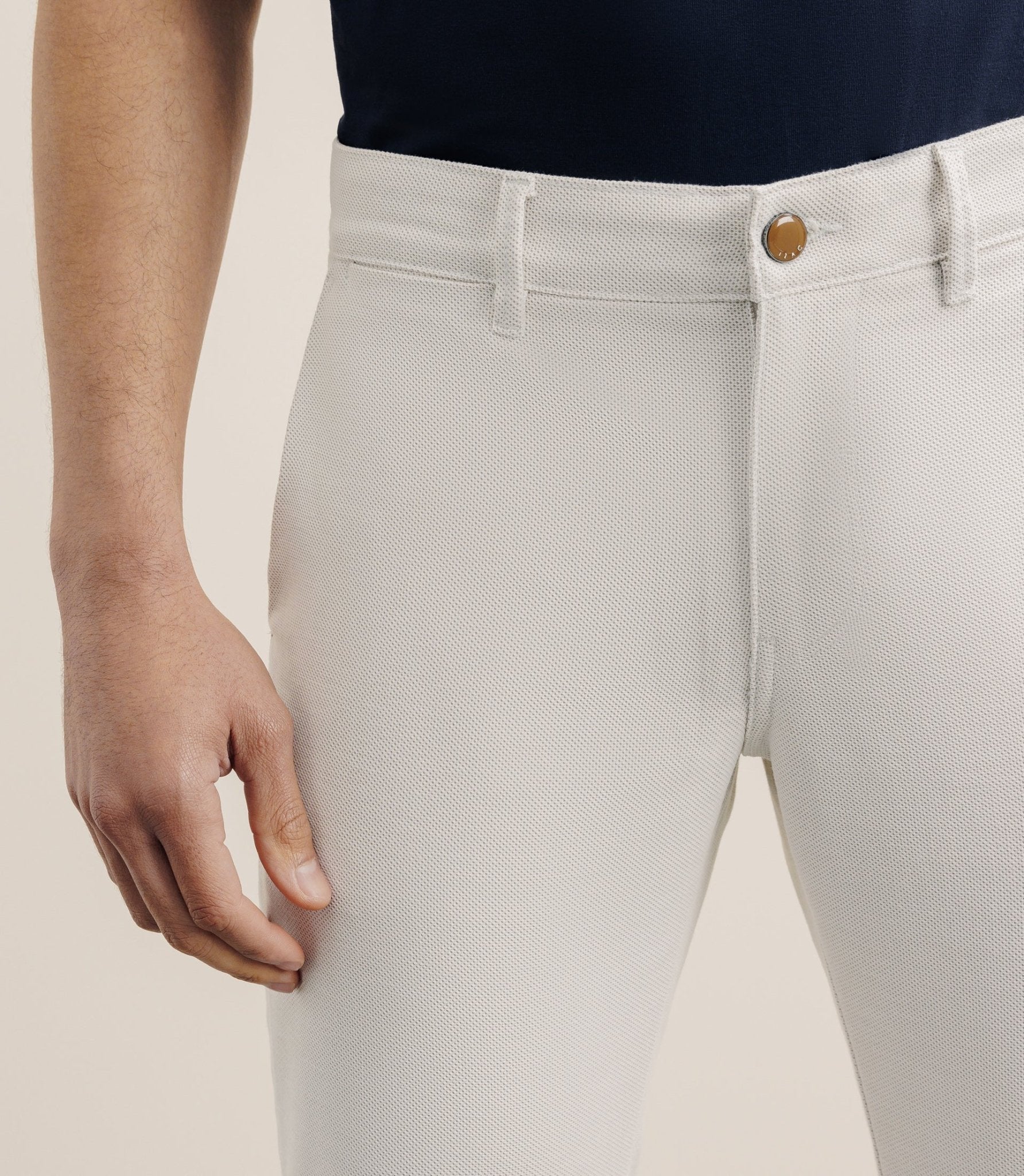 Pantalon armuré beige clair - IZAC