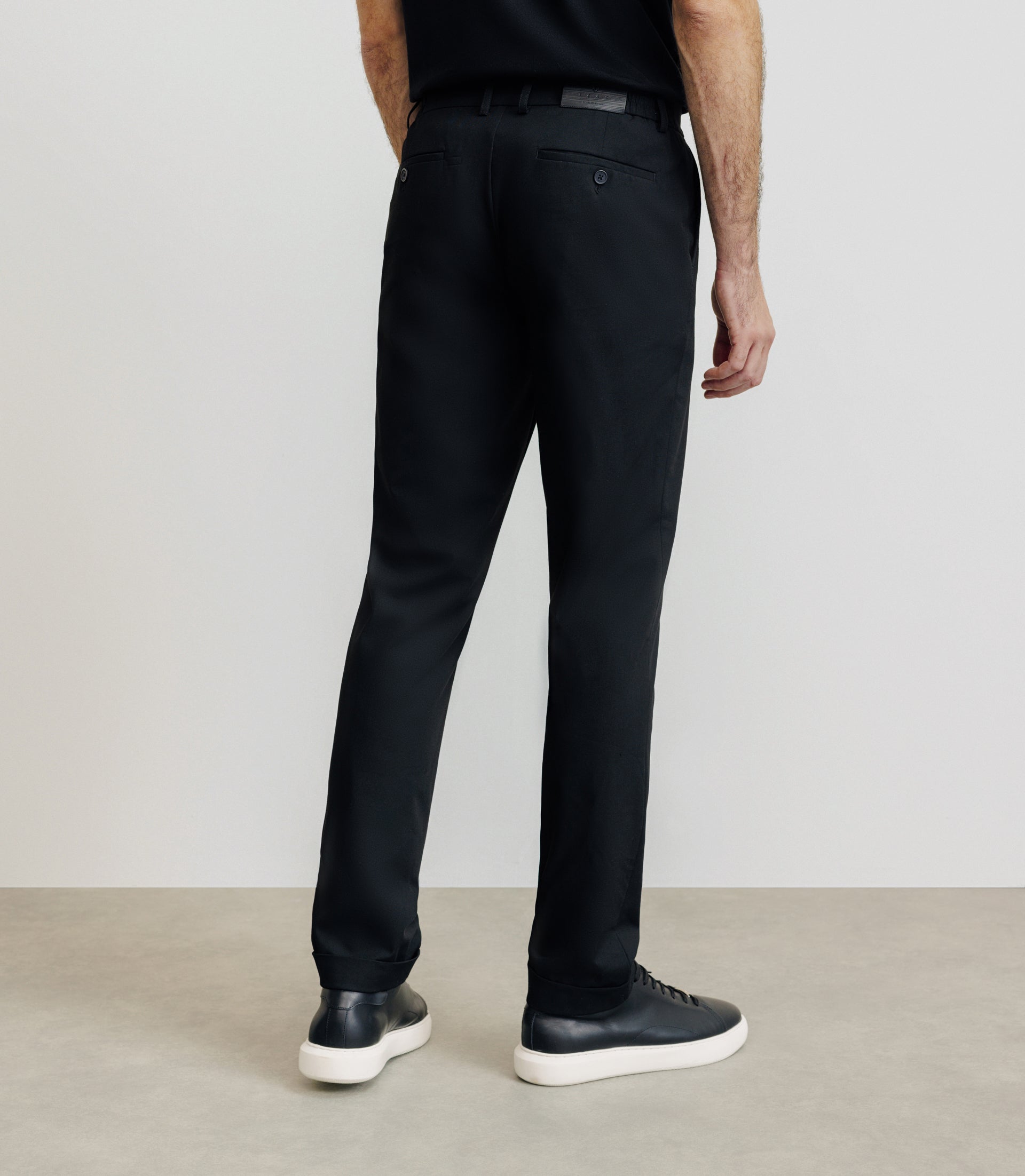 Pantalon élastiqué noir - IZAC