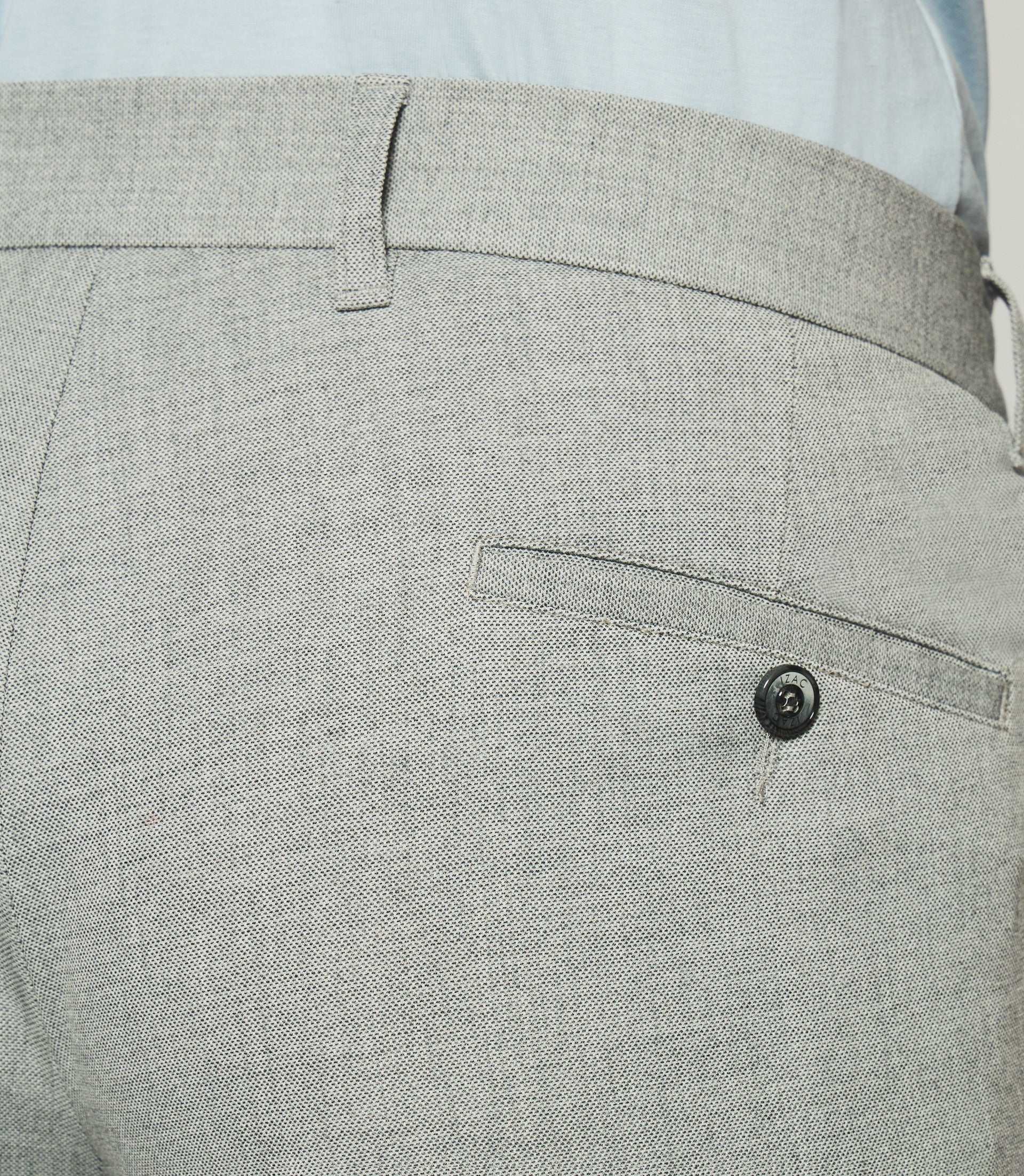 Pantalon chino taille élastique gris - IZAC