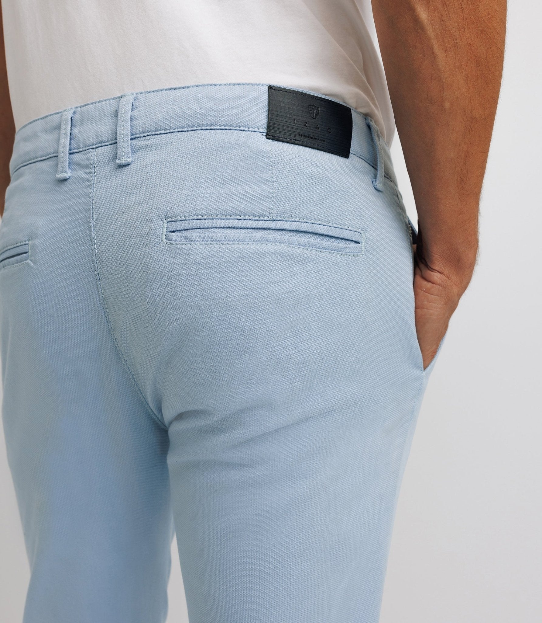 Pantalon slack bleu ciel - IZAC
