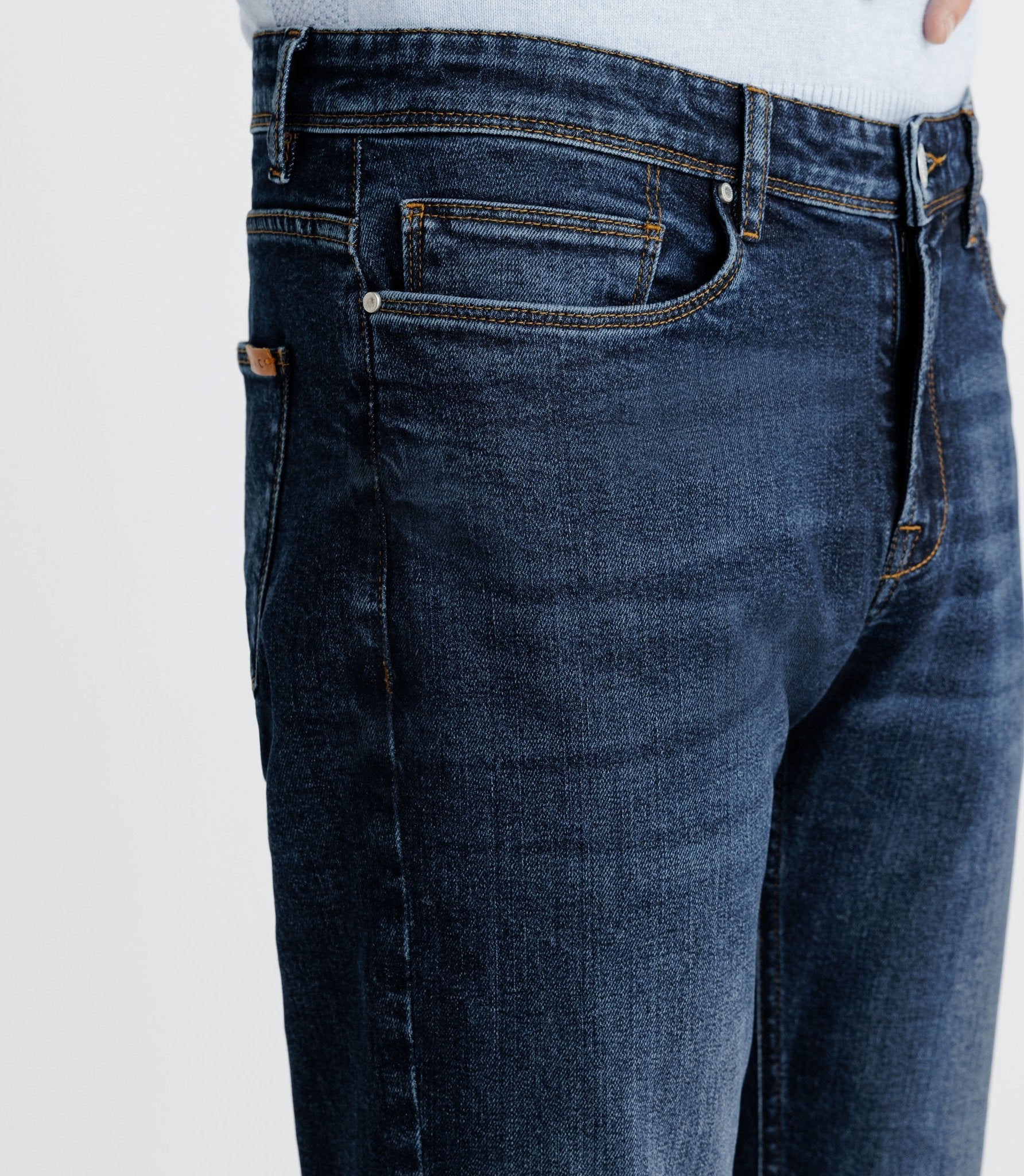 Jean droit bleu - IZAC