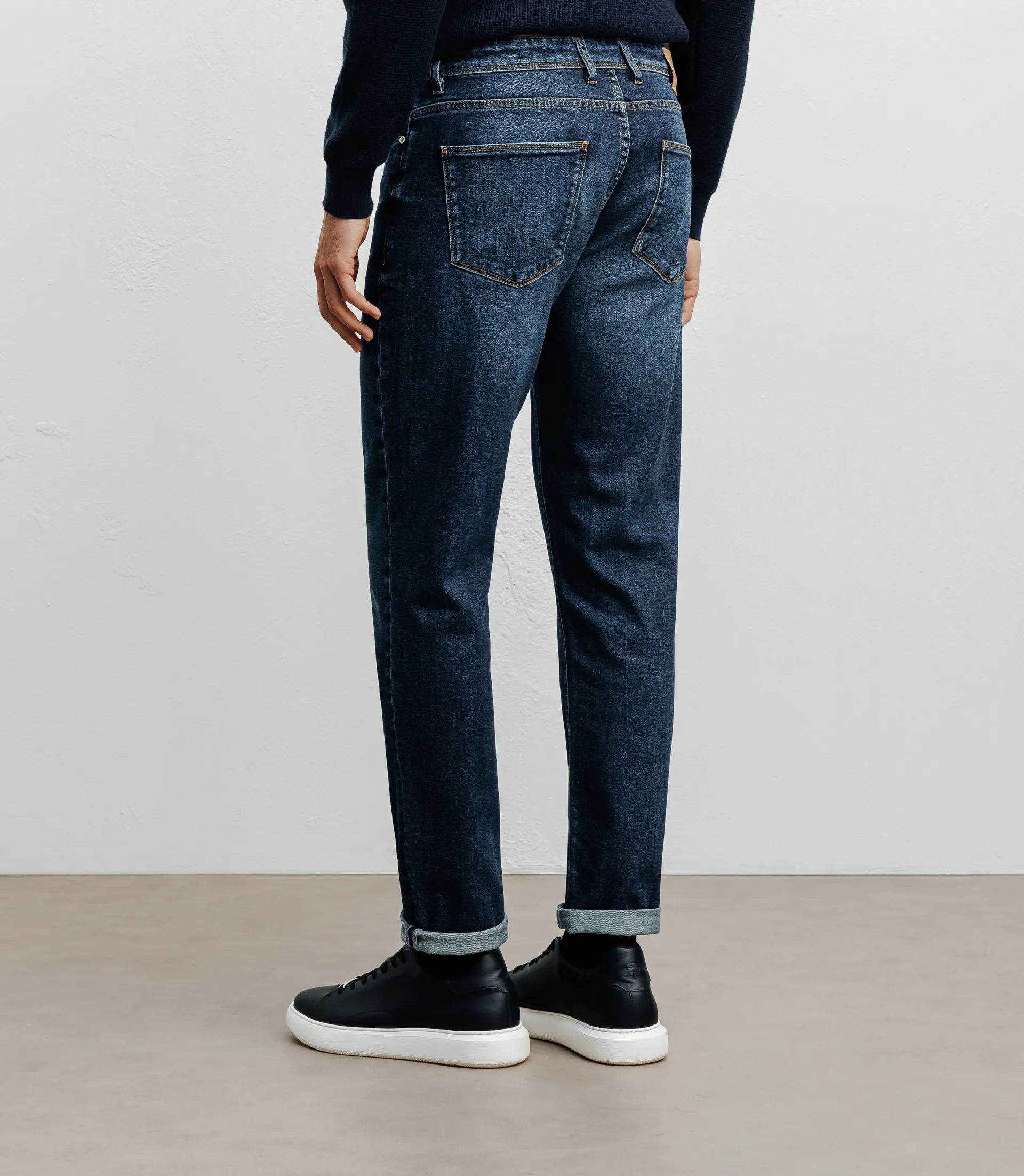 Jean 5 poches bleu moyen - IZAC