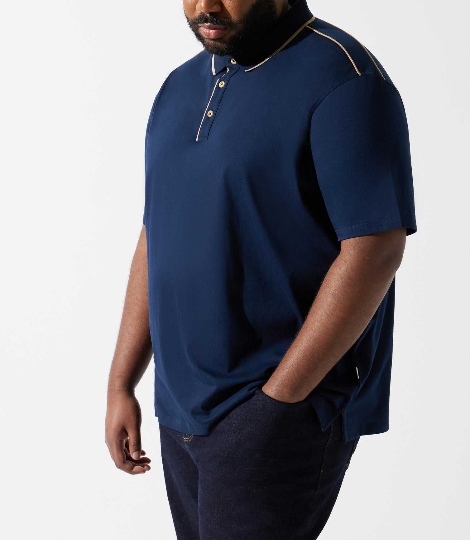 Polo uni marine GUILLAUMEBT - IZAC