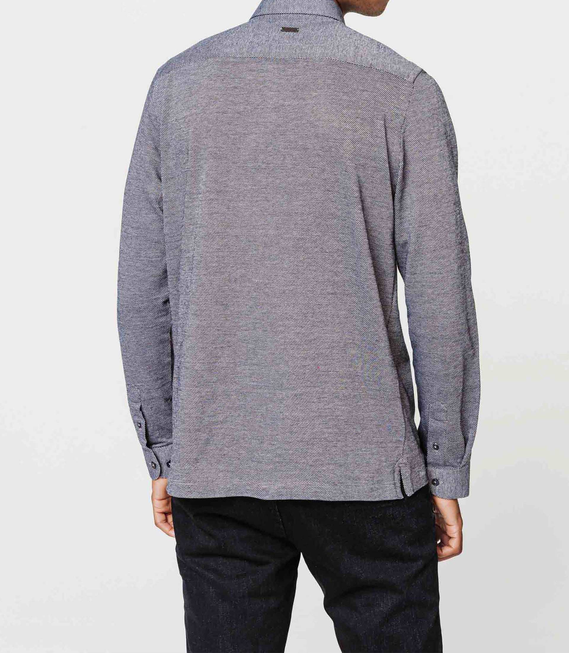 Polo jersey gris - IZAC