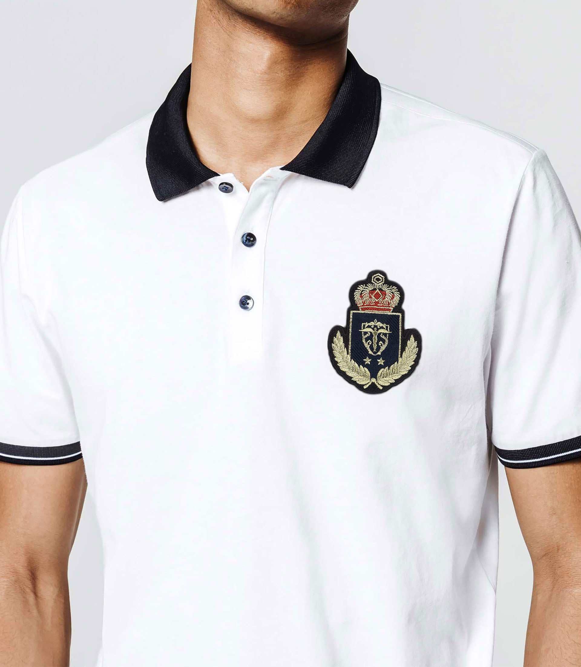 Polo sport blanc