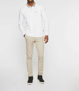 Polo manches longues blanc NARA - IZAC