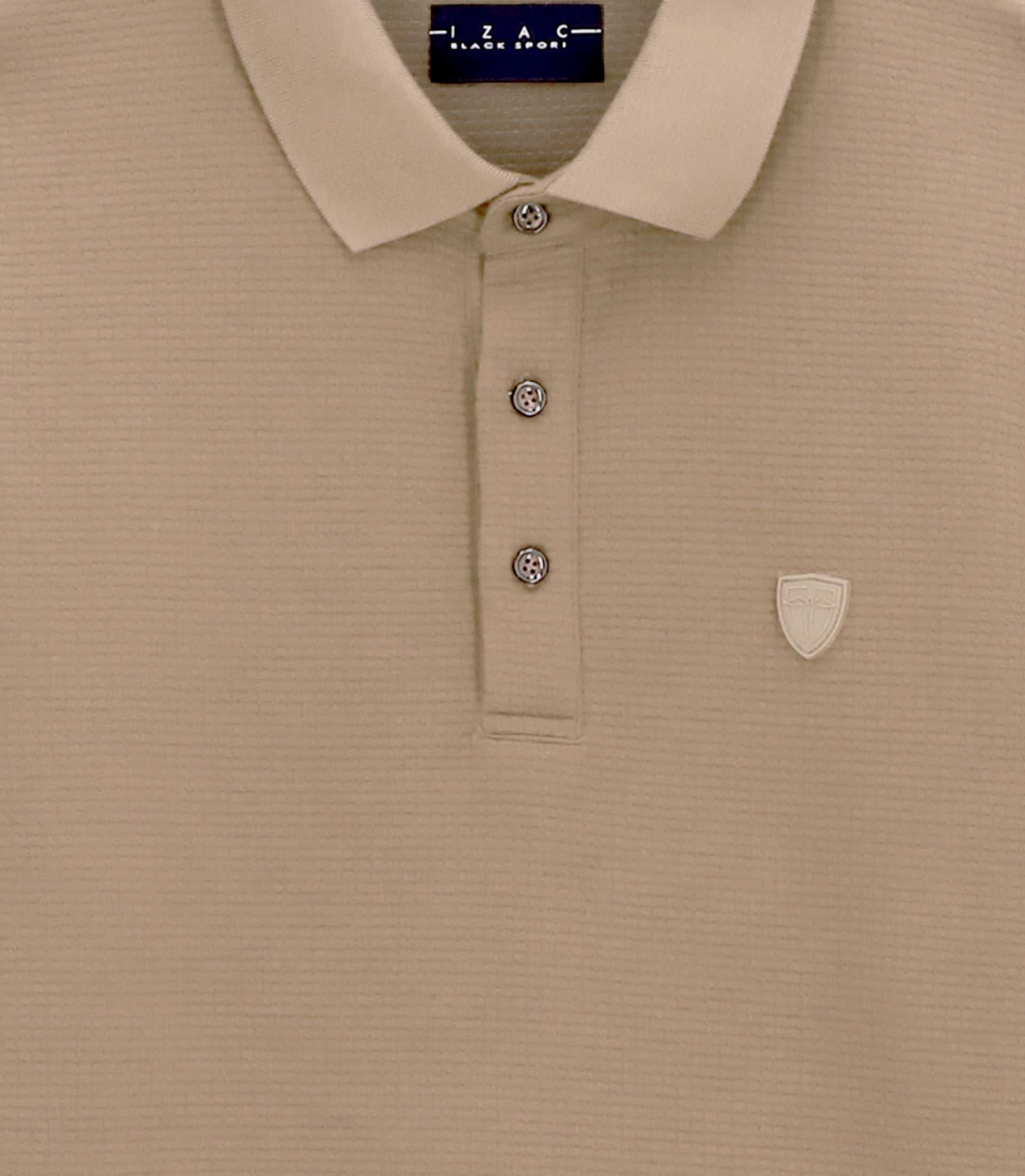 Polo manche longue beige GICLO - IZAC