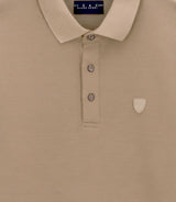 Polo manche longue beige GICLO - IZAC