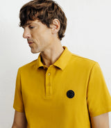 Polo boutonné jaune - IZAC
