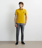 Polo boutonné jaune - IZAC