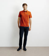 Polo boutonné rouge clair - IZAC