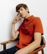 Polo boutonné rouge clair - IZAC
